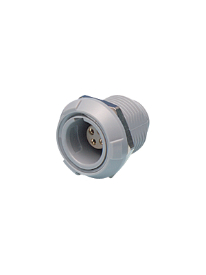 Lemo - PKG.M0.4GL.LN - Chassis socket, model series 1P, 4-pin Poles=4, PKG.M0.4GL.LN, Lemo