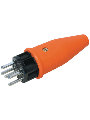 Steffen - STEKO TPE-CONNECTOR T15 ORANGE - Plug N/A orange CH / Type 15, STEKO TPE-CONNECTOR T15 ORANGE, Steffen