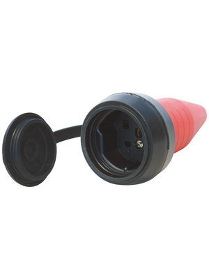 Steffen - STEKO TPE-COUPLER T25 RED - Mains Plug N/A red CH / Type 25, STEKO TPE-COUPLER T25 RED, Steffen