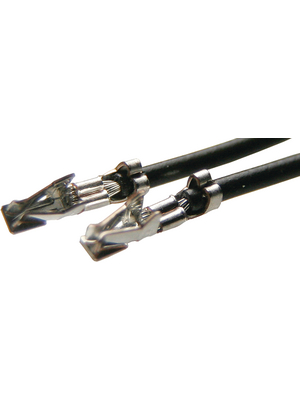 Stig Wahlstroem Elektronik - K120121022 - Pre-crimped cable DF11 black 100 mm, K120121022, Stig Wahlstr?m Elektronik