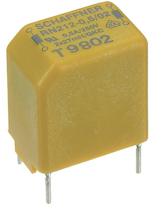 Schaffner - RN212-0,4/02 - Inductor, radial 39 mH  (2x) 0.43 A  (2x), RN212-0,4/02, Schaffner