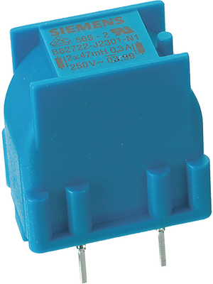 EPCOS - B82722-J2301-N1 - Inductor, radial 47 mH  (2x) 0.3 A  (2x), B82722-J2301-N1, EPCOS