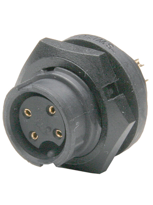 Switchcraft - EN3P12F - Device bushing EN3, 12-pin Poles 12, EN3P12F, Switchcraft