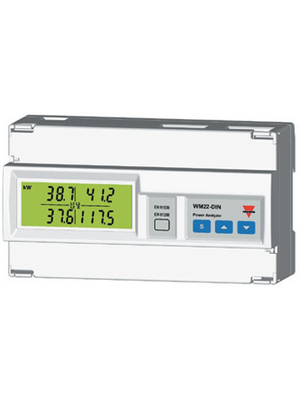 Carlo Gavazzi - WM22-DIN AV13D - Network analyzer 3-phase 196...253 VAC 400 VAC 20 A, WM22-DIN AV13D, Carlo Gavazzi