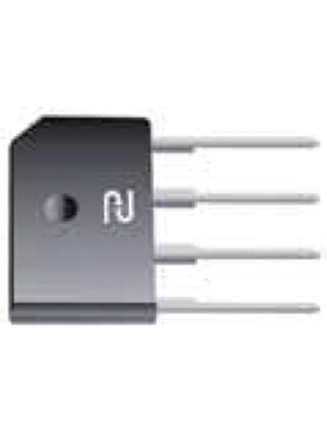 Taiwan Semiconductor - TS4B07G - Bridge rectifier 1000 V 4 A SIL, TS4B07G, Taiwan Semiconductor