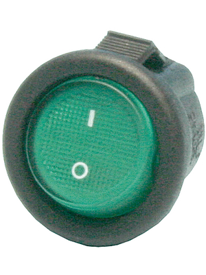 Taiway - R19U-R112B-B-8-B-M2 - Rocker switch 1P 3 A 250 VAC, R19U-R112B-B-8-B-M2, Taiway