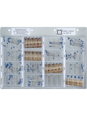 Nova - CCC-37 - Ceramic capacitor assortment 1 nF...2.2 uF, CCC-37, Nova