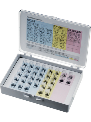 Constructiva - SMD-CS 50 - Ceramic capacitor assortment SMD 1 pF...220 nF, SMD-CS 50, Constructiva