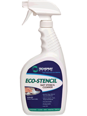 Techspray - 1570-LT, CH DE - Eco-Stencil cleaner, trigger sprayer 950 ml, 1570-LT, CH DE, Techspray