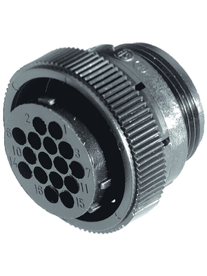 TE Connectivity - 182642-1 - Plug CPC1 Poles=16, accepts female contacts / Free hanging/cable mount, 182642-1, TE Connectivity