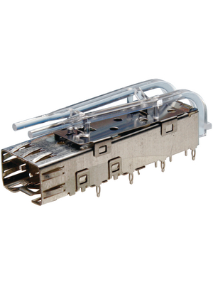 TE Connectivity - 1367629-1 - SFP cage 1x1, lightpipesP, 1367629-1, TE Connectivity