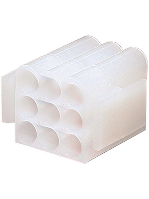 TE Connectivity - 1-480585-0 - Socket housing Pitch6.1 mm Poles 3 x 3 MATE-N-LOK 0.140, 1-480585-0, TE Connectivity