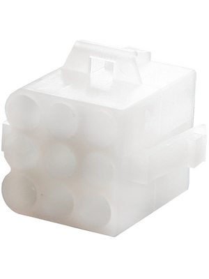 TE Connectivity - 1-480672-0 - Socket housing Pitch6.1 mm Poles 3 x 3 MATE-N-LOK 0.140, 1-480672-0, TE Connectivity