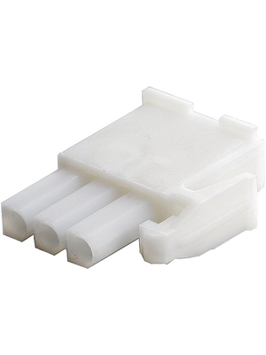 TE Connectivity - 172164-1 - Pin housing Pitch4.14 mm Poles 1 Single row / Free hanging/cable mount / straight / accepts male or female contacts MATE-N-LOK Mini Universal, 172164-1, TE Connectivity