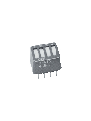 TE Connectivity - 2-435668-8 - DIL switch THD 8P, 2-435668-8, TE Connectivity