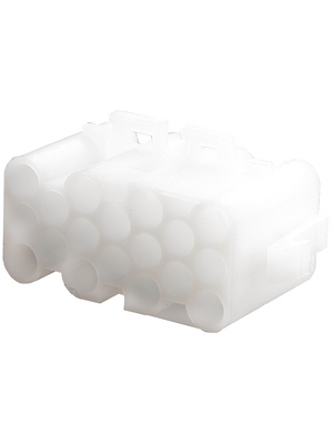 TE Connectivity - 925451-1 - Socket housing Pitch6.1 mm Poles 3 x 6 MATE-N-LOK 0.140, 925451-1, TE Connectivity
