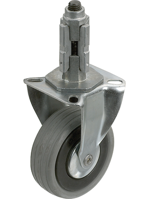 Rose+Krieger - 9.0802 - Fixed castor with tube fastening, 9.0802, Rose+Krieger