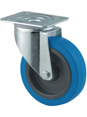 Tente - 3470URF100P62BLAU - Steering castor 100 mm, 3470URF100P62BLAU, Tente