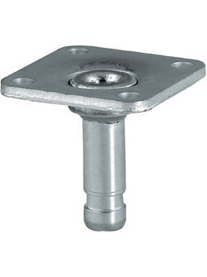 Tente - P41-42X42/B - Plate fastening for castors 50 mm, P41-42X42/B, Tente