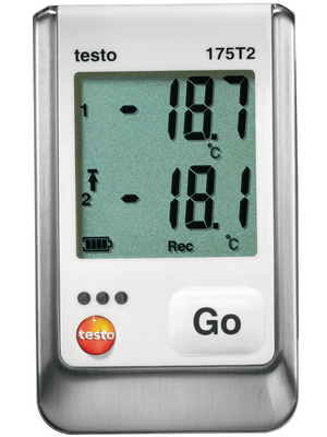 Testo - TESTO 175 T2 - Temperature data logger Channels=2 Temperature SD-Card / USB, TESTO 175 T2, Testo