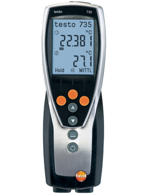 Testo - TESTO 735-1 - Thermometer 3x -200...+1370 C, TESTO 735-1, Testo