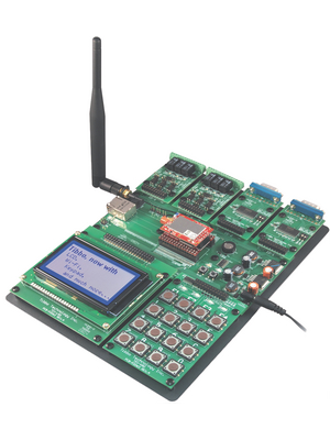 Tibbo - EM1000W-TEV(LB1) - Eval. kit for EM1000 WLAN w OLED/keypad, EM1000W-TEV(LB1), Tibbo