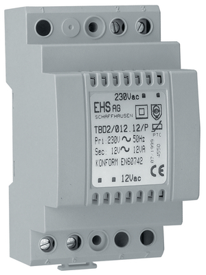 Comatec - TBD2/012.24/P3 - Control transformer 12 VA 24 VAC, TBD2/012.24/P3, Comatec