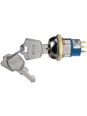 Eledis - KL09-1901KA - Key-operated switch Poles1, KL09-1901KA, Eledis