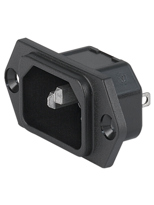 Schurter - 6100.3200 - Flush-type device plug C14 Screw mounting, 6100.3200, Schurter