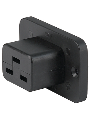 Schurter - 6183.0004 - Flush-type device plug C20 Screw mounting, 6183.0004, Schurter