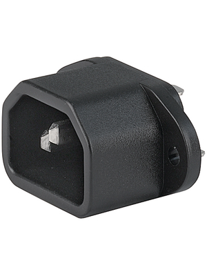 Schurter - 6162.0043 - Flush-type device plug C14 Screw mounting, 6162.0043, Schurter