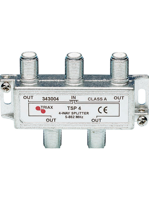 Triax - 347004 - Splitter 5...1000 MHz 6.7 dB  C7.9 dB, 347004, Triax