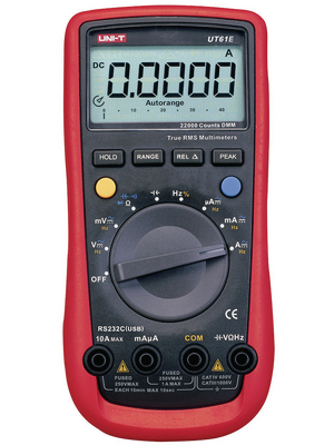 UNI-T - UT61E. - Multimeter digital TRMS AC 22000 digits 750 VAC 1000 VDC 10 ADC, UT61E., UNI-T