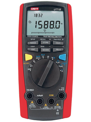 UNI-T - UT71B - Multimeter digital TRMS 20000 digits 1000 VAC 1000 VDC 10 ADC, UT71B, UNI-T