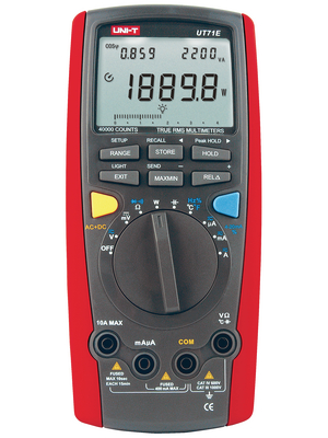 UNI-T - UT71E - Multimeter digital TRMS 40000 digits 10 ADC, UT71E, UNI-T