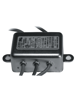 TE Connectivity - 6609020-1 - Mains filter Phases 1 1 A 250 VAC, 6609020-1, TE Connectivity