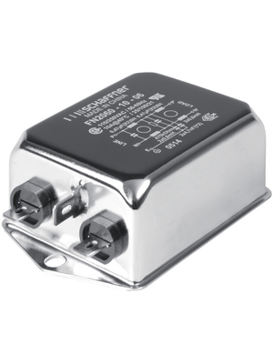 Schaffner - FN2060-1/06 - Mains filter Phases 1 1 A 250 VAC, FN2060-1/06, Schaffner