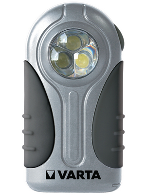 VARTA - LED SILVER LIGHT 3AAA - LED LED torch 28 lm silver/black, LED SILVER LIGHT 3AAA, VARTA