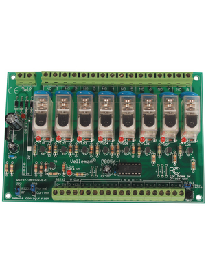 Velleman - K8056 - 8-channel relay card (kit) N/A, K8056, Velleman