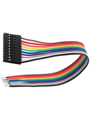 Amphenol/FCI - FBL-01-300-10P - Flat cable Bergcon Socket-Open 0.30 m, FBL-01-300-10P, Amphenol/FCI