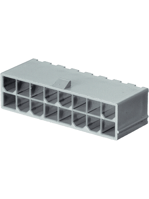 Molex - 5566-08A / 3928-1083 - Male header, 8-pin Pitch4.2 mm Poles 2 x 4 Mini-Fit Jr, 5566-08A / 3928-1083, Molex