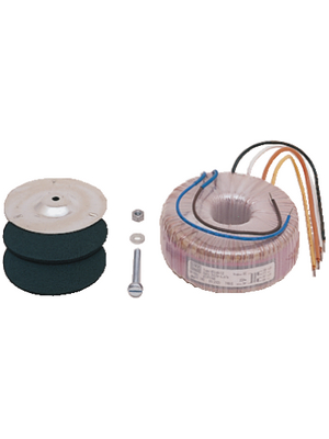 Block - RT 60/18 - Ring core transformer 60 VA 18 VAC  (2x), RT 60/18, Block