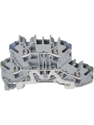 Wago - 2002-2217 - Two-tier terminal PE/N grey 0.25...2.5 mm2, 2002-2217, Wago