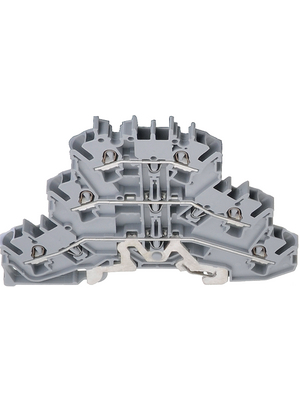 Wago - 2002-3217 - Three-tier terminal PE/N/L grey 0.25...2.5 mm2, 2002-3217, Wago