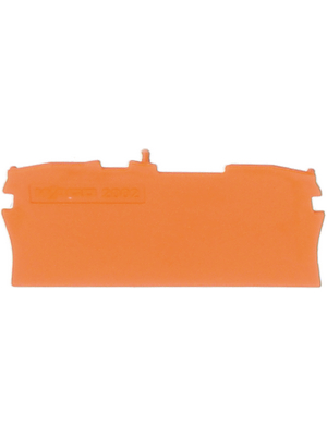 Wago - 2002-1292 - End plate;orange, 2002-1292, Wago