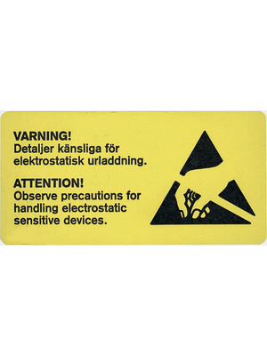 Neldikett - 42-150-6004 - ESD-label S/E, 42-150-6004, Neldikett