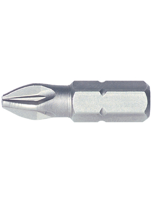 Wiha - 7012Z/0-25 PZ - Bit for Pozidriv cross-drive screws 0, 7012Z/0-25 PZ, Wiha