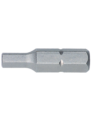 Wiha - 7013Z/SW2.5-25 - Bit for inner hex screws 25 mm 2.5, 7013Z/SW2.5-25, Wiha