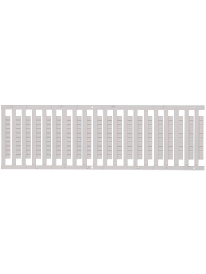 Weidmüller - DEK 5/5 MC NEUTRAL VE=200 - Marker 5 mm Set, Neutral, 5 stripes of 10 pcs white 5 x 5 mm, 1609801044, DEK 5/5 MC NEUTRAL VE=200, Weidmüller