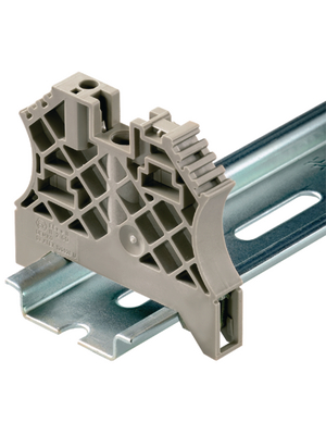 Weidmüller - WEW 35/2 - End bracket N/A 56 x 8 x 47 mm beige, 1061200000, WEW 35/2, Weidmüller